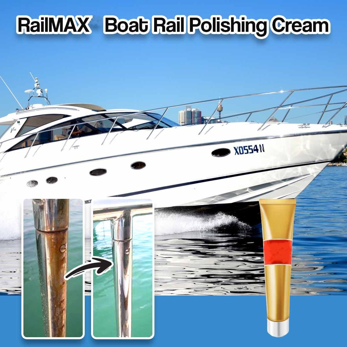 Hot Sale - PROMO 40% OFF - Boat Shine Rail Polishing Cream