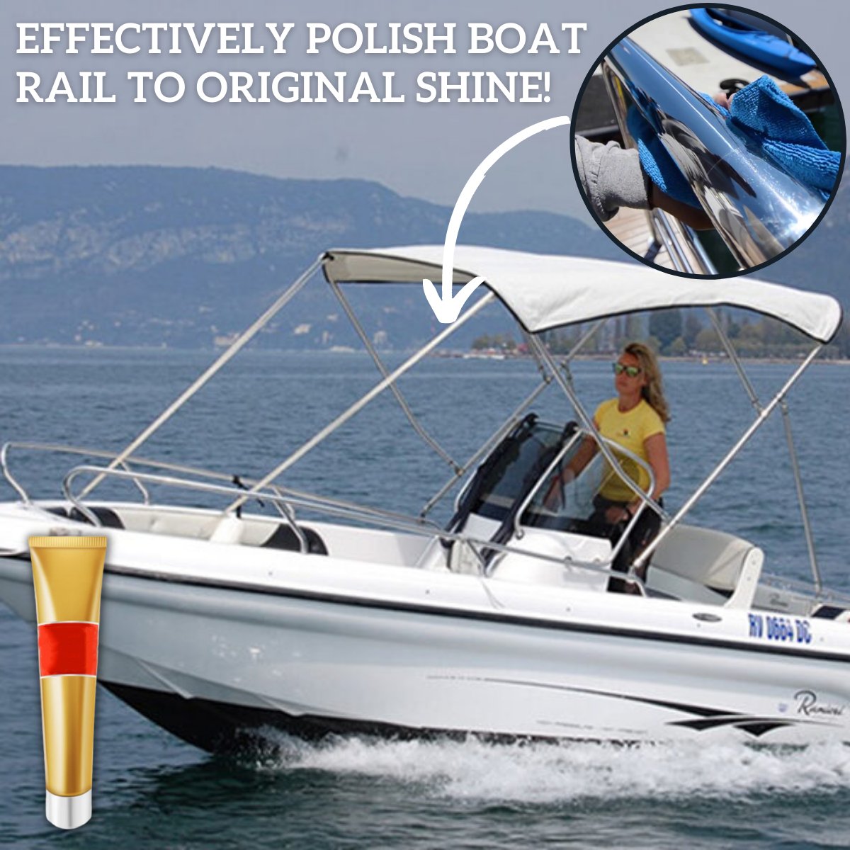 Hot Sale - PROMO 40% OFF - Boat Shine Rail Polishing Cream