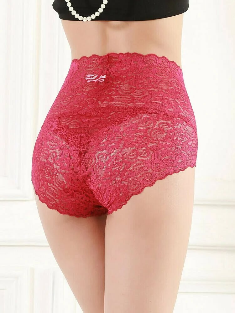 HOT SALE 49% OFF 5 PCS SET - High Waist Pretty Lace Panties