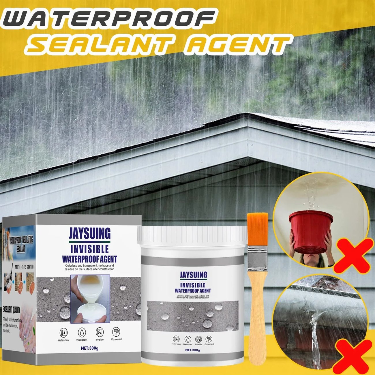 Hot Sale 50% OFF- Super Strong Invisible Waterproof Anti-Leakage Agent