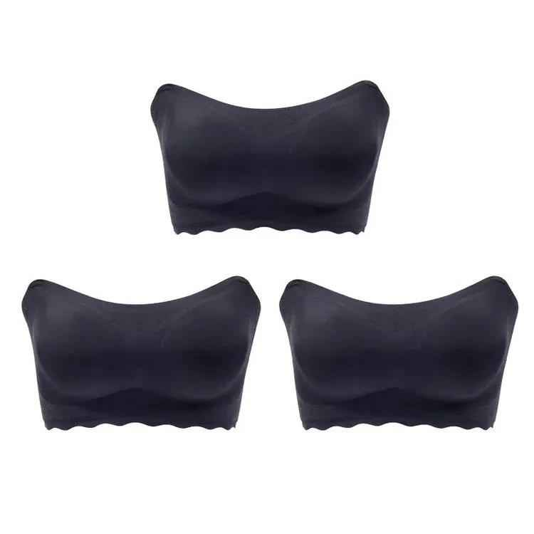 Ice Silk Non-slip Tube Top Bra