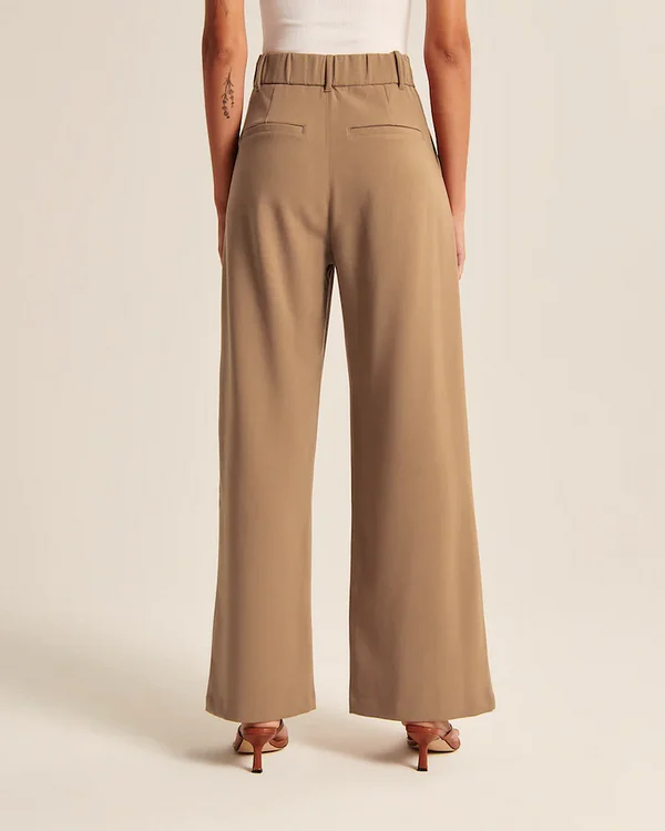 Icy Lightweight Tailored Wide Leg Pants