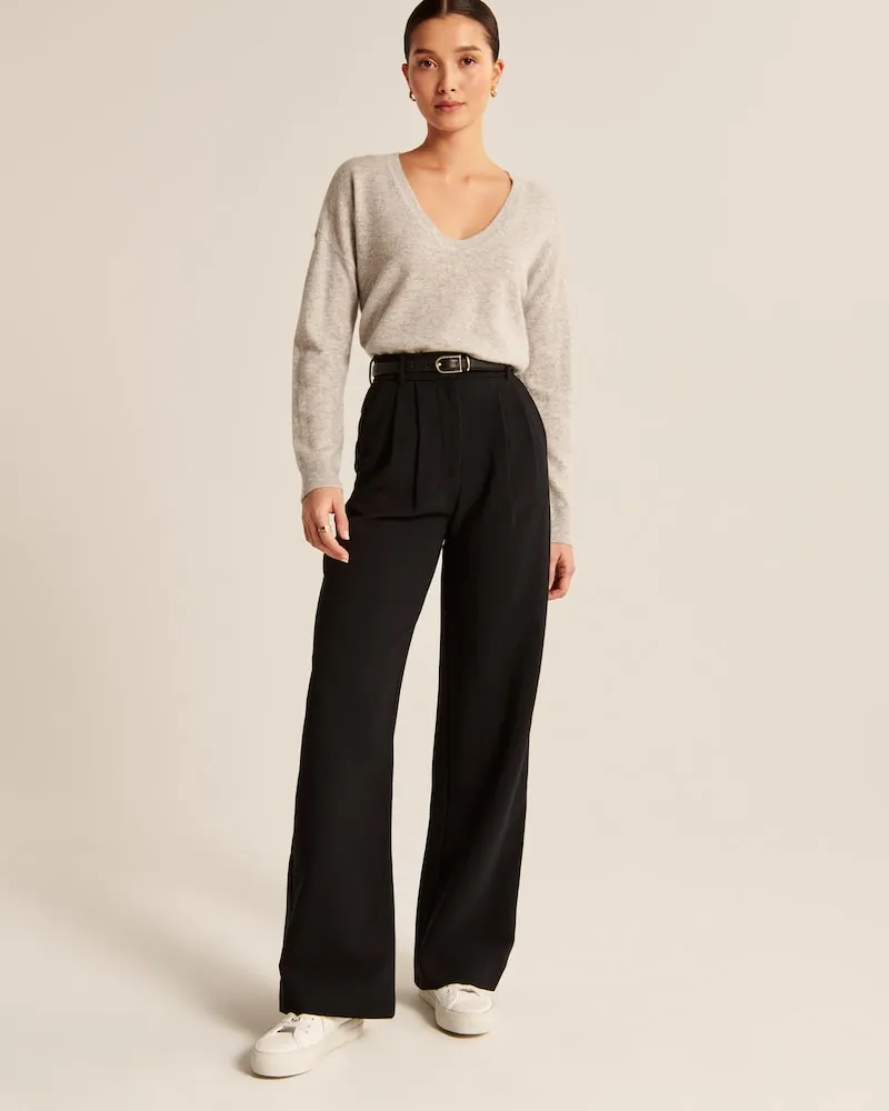 Icy Lightweight Tailored Wide Leg Pants