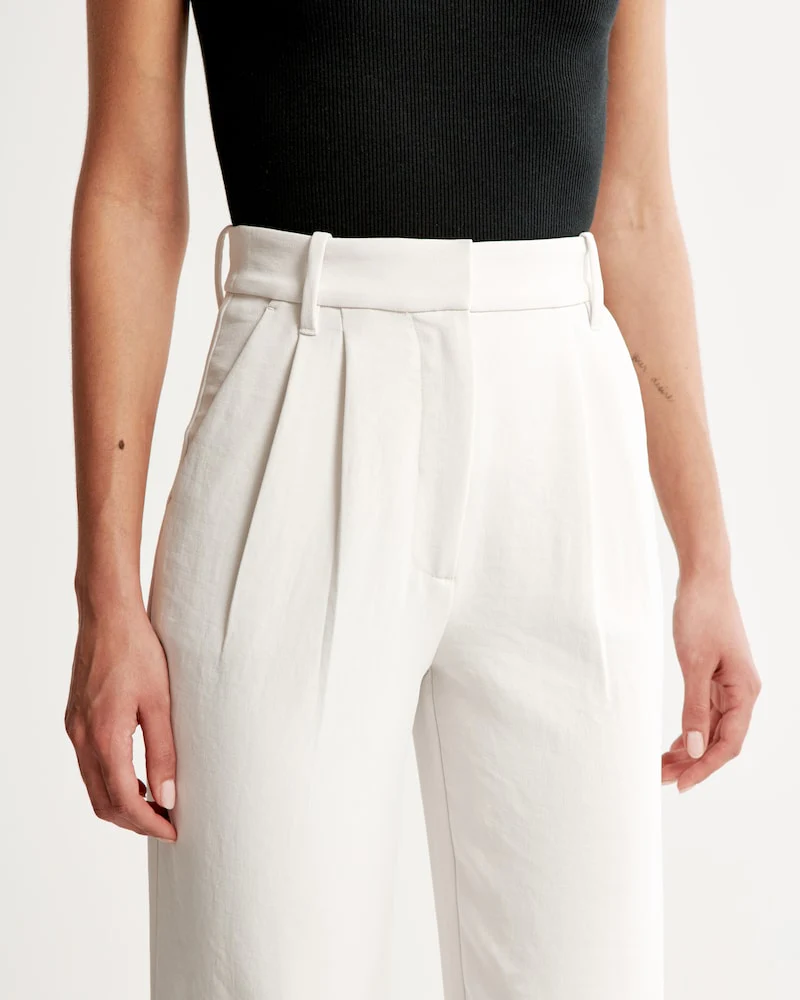 Icy Lightweight Tailored Wide Leg Pants