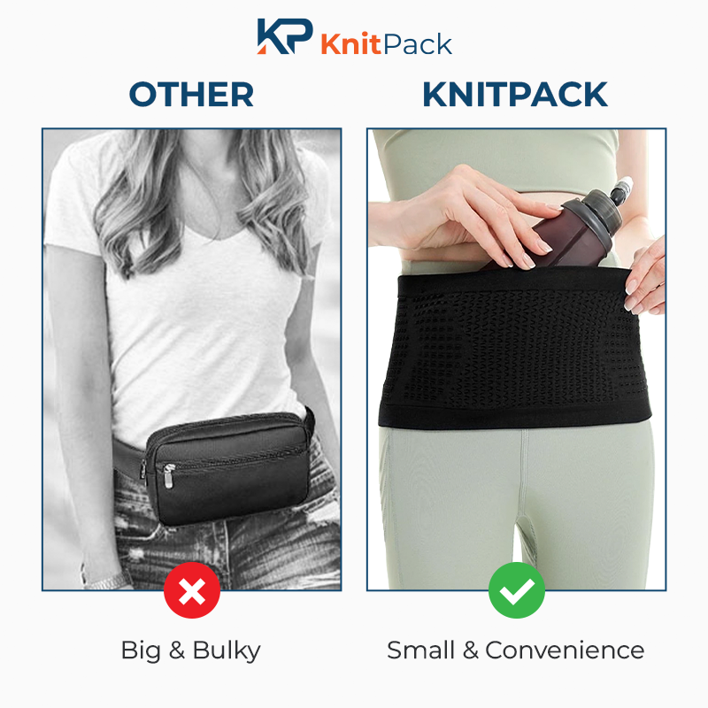 KnitPack - Multifunctional Knit Breathable Concealed Waist Bag