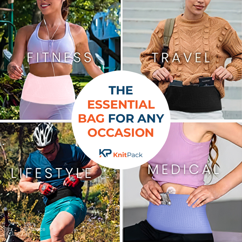 KnitPack - Multifunctional Knit Breathable Concealed Waist Bag