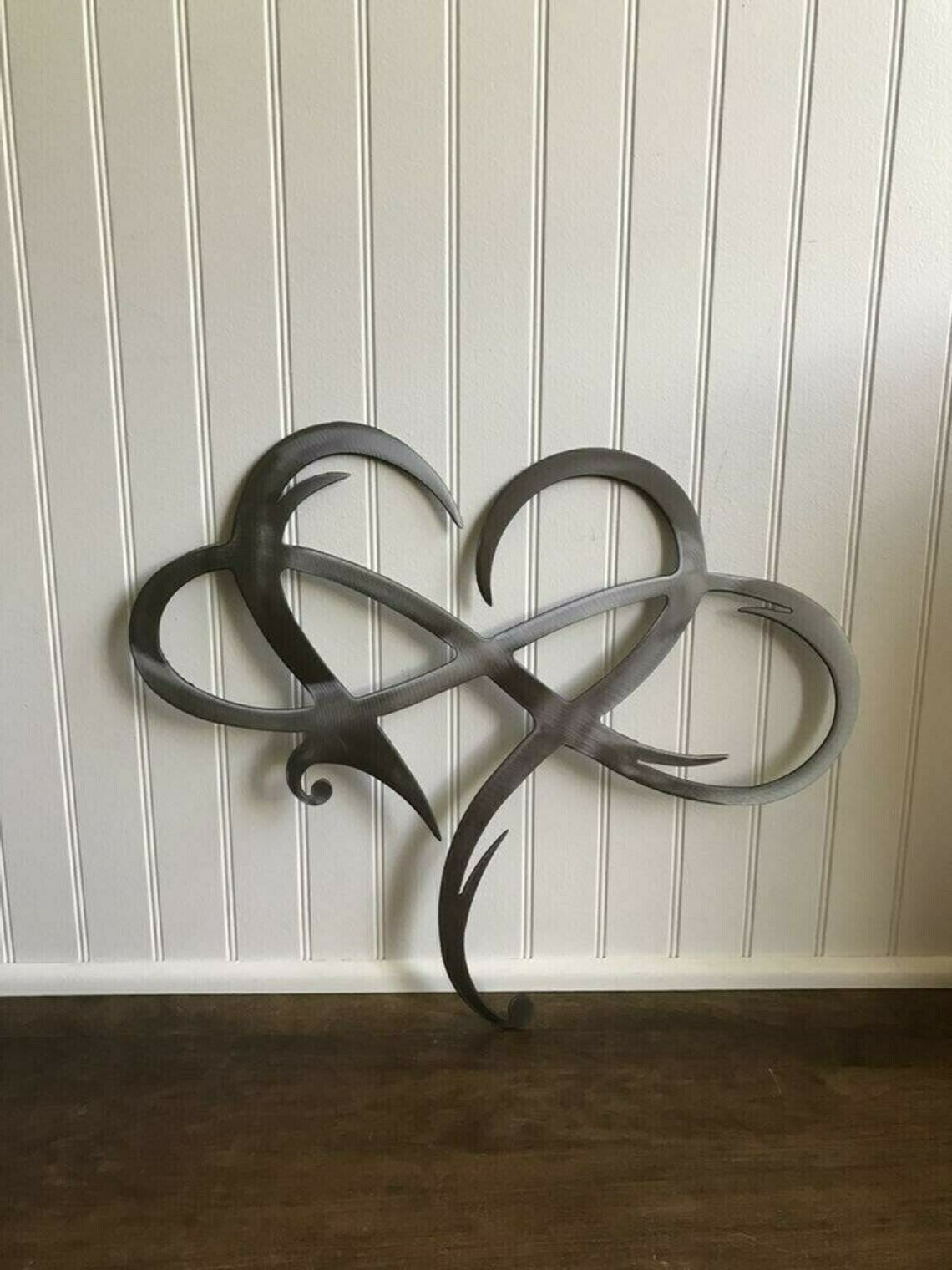 LAST DAY 49% OFF - Infinity heart - Steel wall decor Metal Wall art