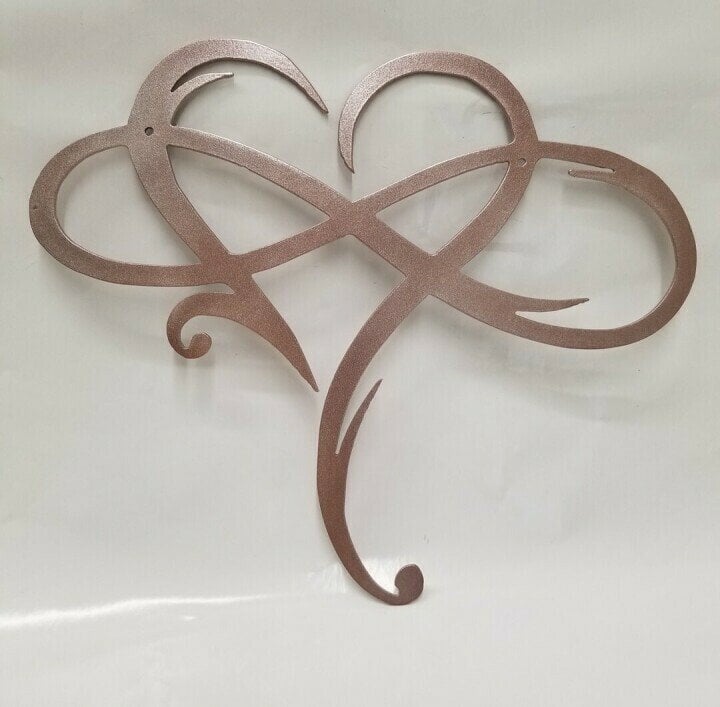 LAST DAY 49% OFF - Infinity heart - Steel wall decor Metal Wall art