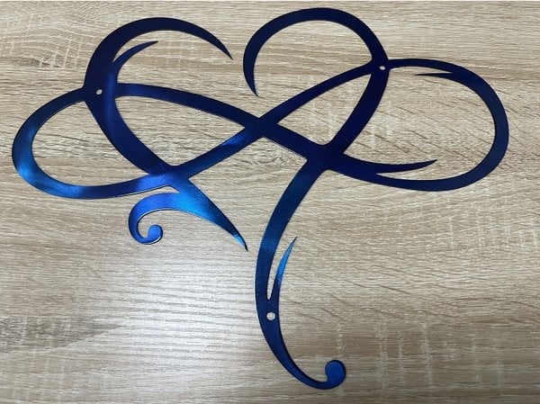 LAST DAY 49% OFF - Infinity heart - Steel wall decor Metal Wall art