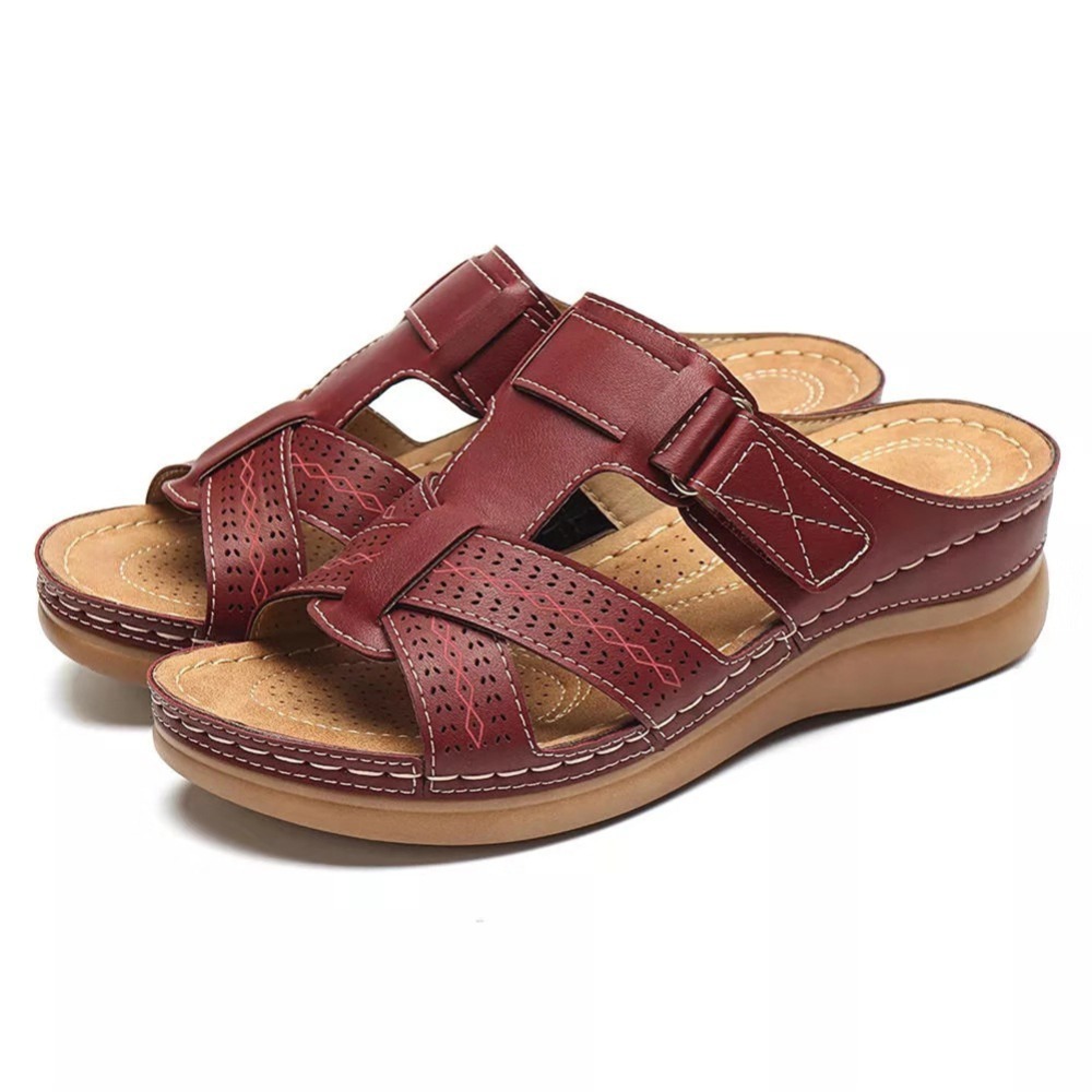 LAST DAY 49% OFF WOMEN PREMIUM LEATHER ORTHOPEDIC SANDALS