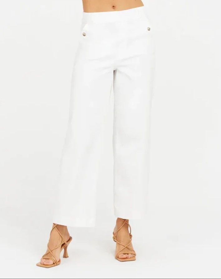 LAST DAY 50% OFF - Seamed Front Wide Leg Jeans