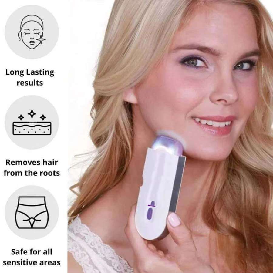 LAST DAY 50% OFF - Silky Smooth Hair Eraser-Blue Light Sensing Hair Remover