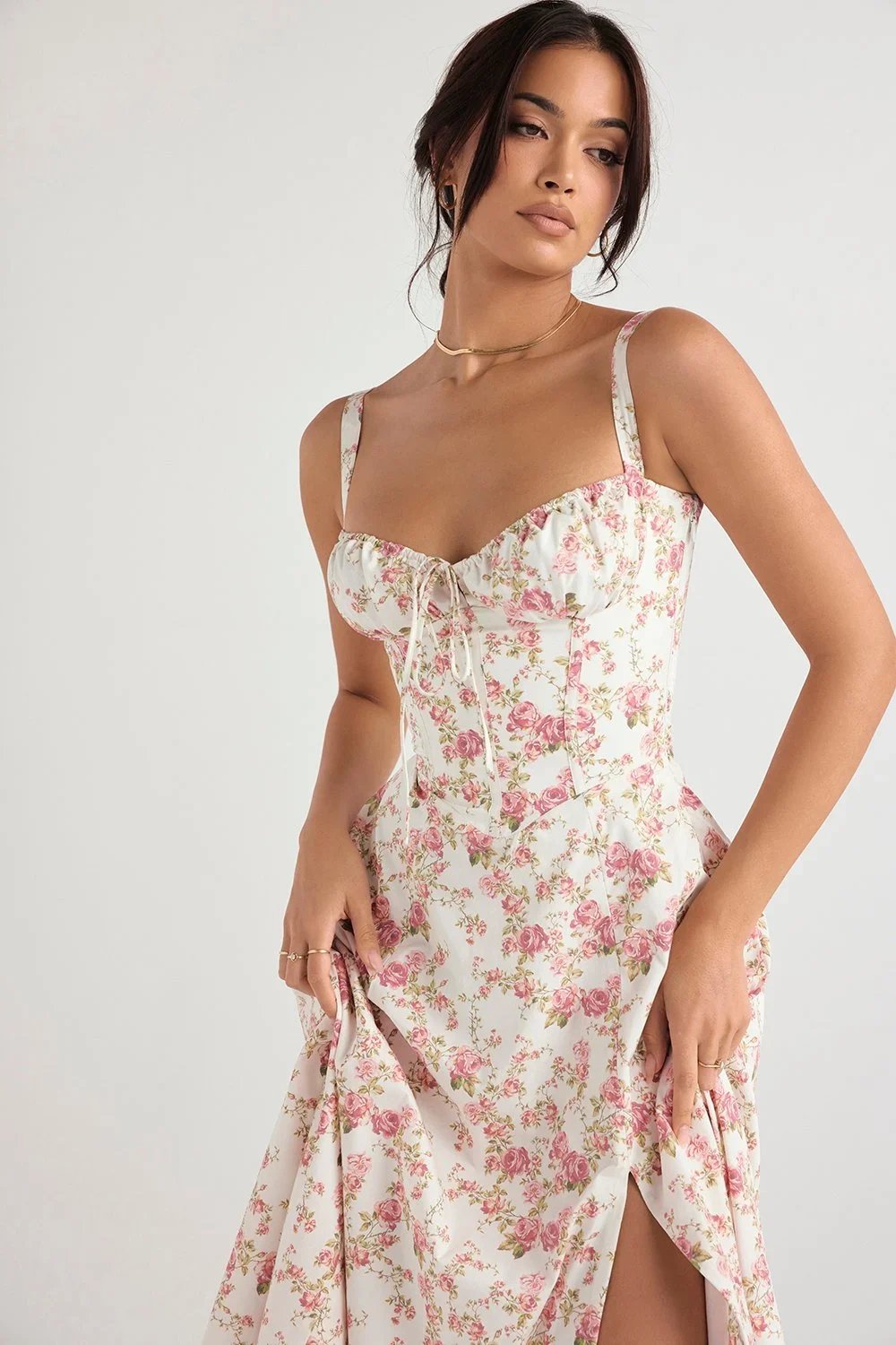 Last Day 70% OFF - PRINT BUSTIER SUNDRESS