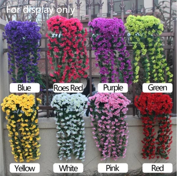 Last Day 70% OFF - Vivid Artificial Hanging Orchid Bunch