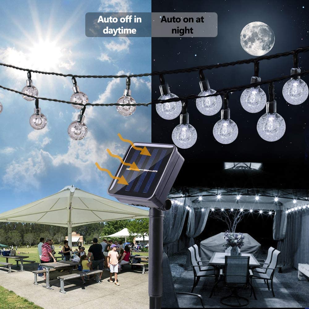 Last Day 70% OFF – Waterproof Solar Powered LED Outdoor String Lights