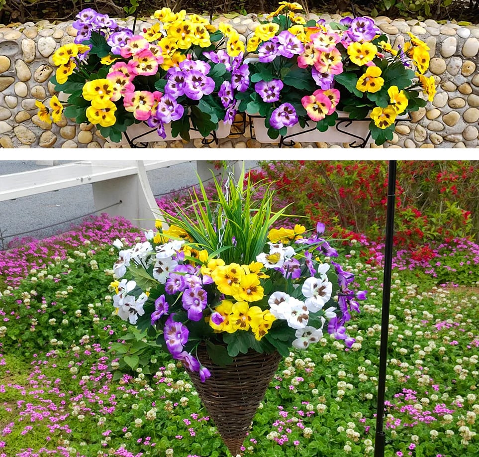 Driftdippe Last Day 70% OFF-Outdoor Artificial Pansy Flowers