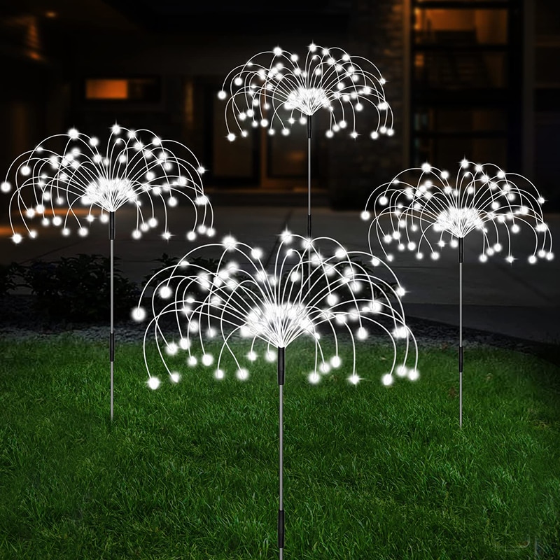 Shineshore Last Day 70%OFF- Waterproof Solar Garden Fireworks Lamp