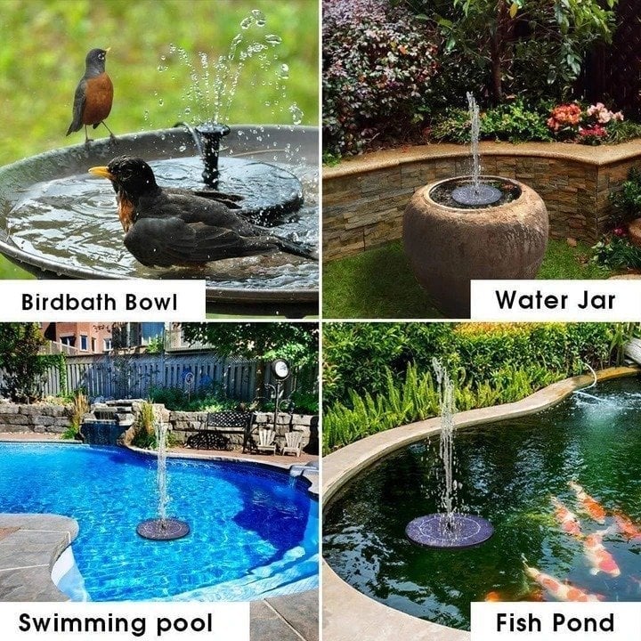 Last Day 75% OFF - Solar-Powered Bird Fountain Kit