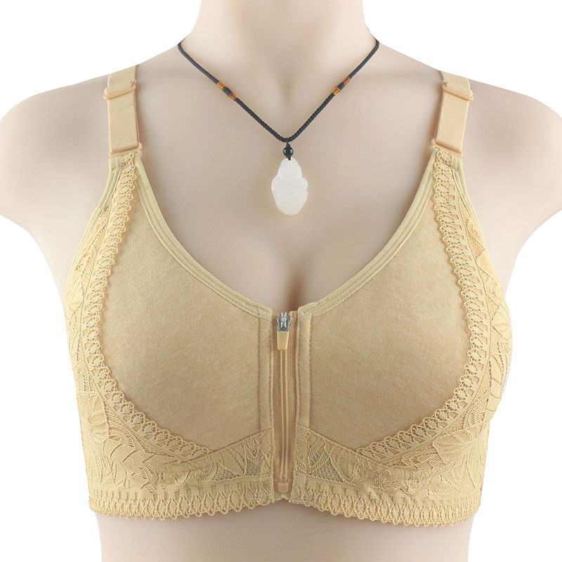 LAST DAY 80% OFF - WIRELESS ZIP FRONT FULL COVERAGE BRA