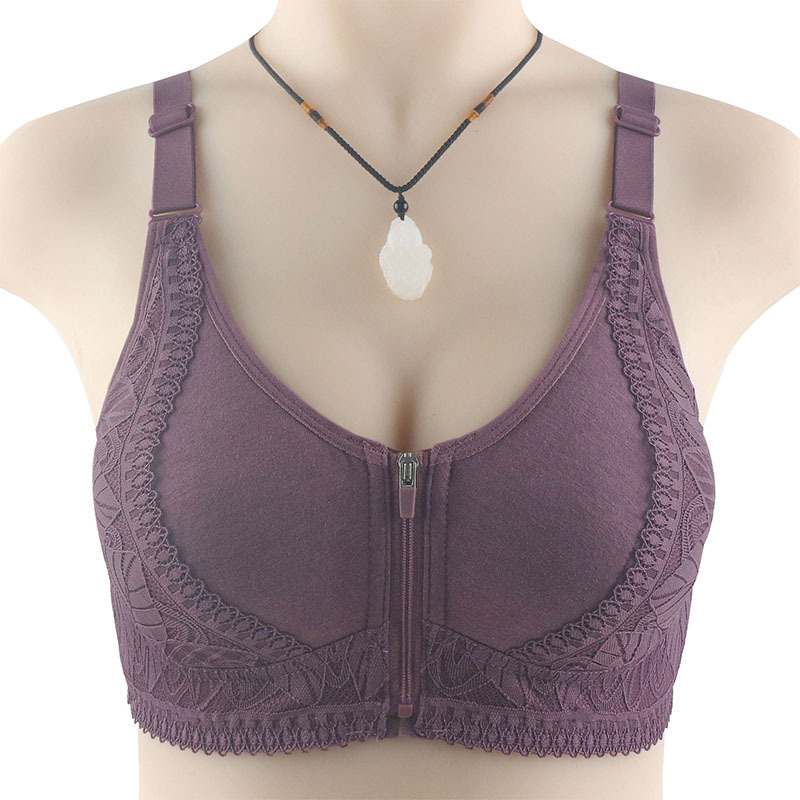 LAST DAY 80% OFF - WIRELESS ZIP FRONT FULL COVERAGE BRA