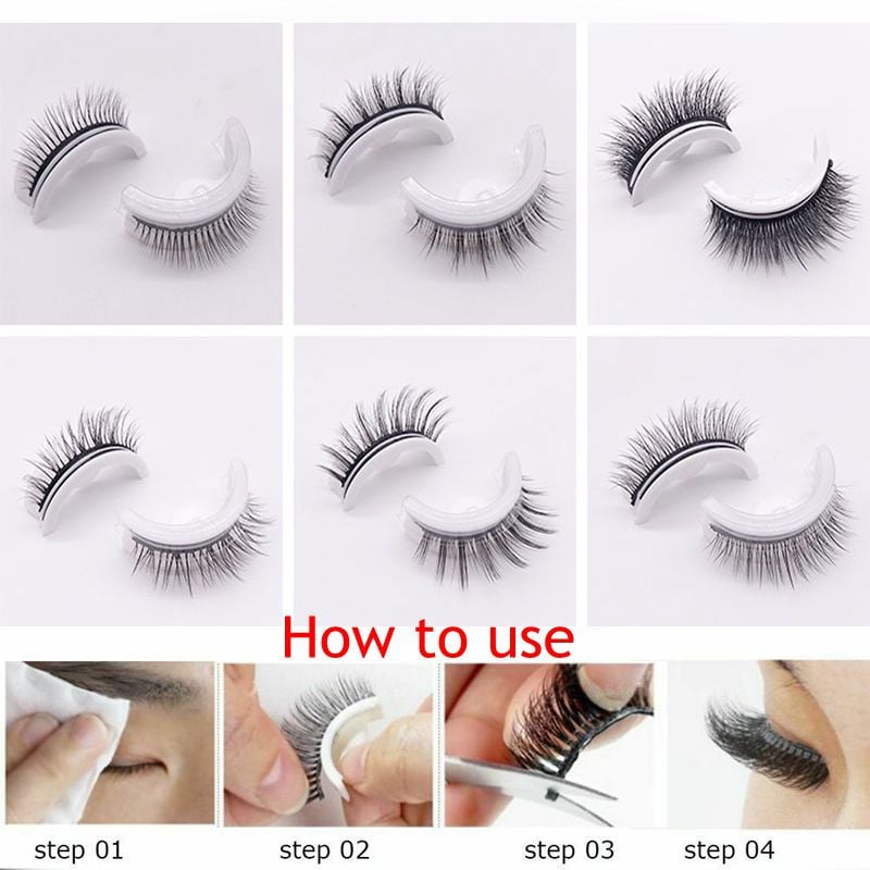 Last Day Promotion 48% OFF - Reusable Self-adhesive Natural Looking Eyelashes