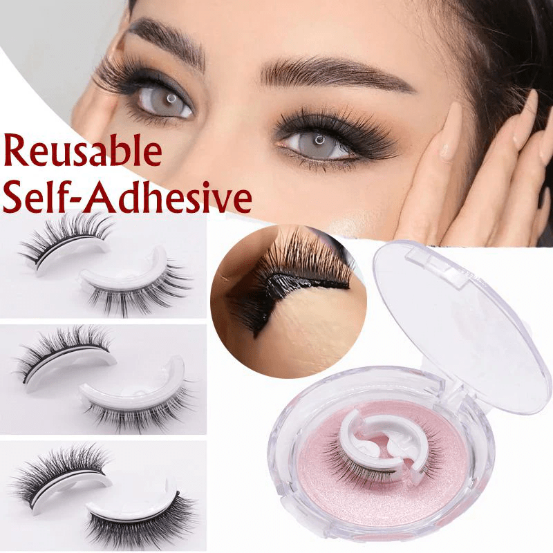 Last Day Promotion 48% OFF – Reusable Self-adhesive Natural Looking Eyelashes