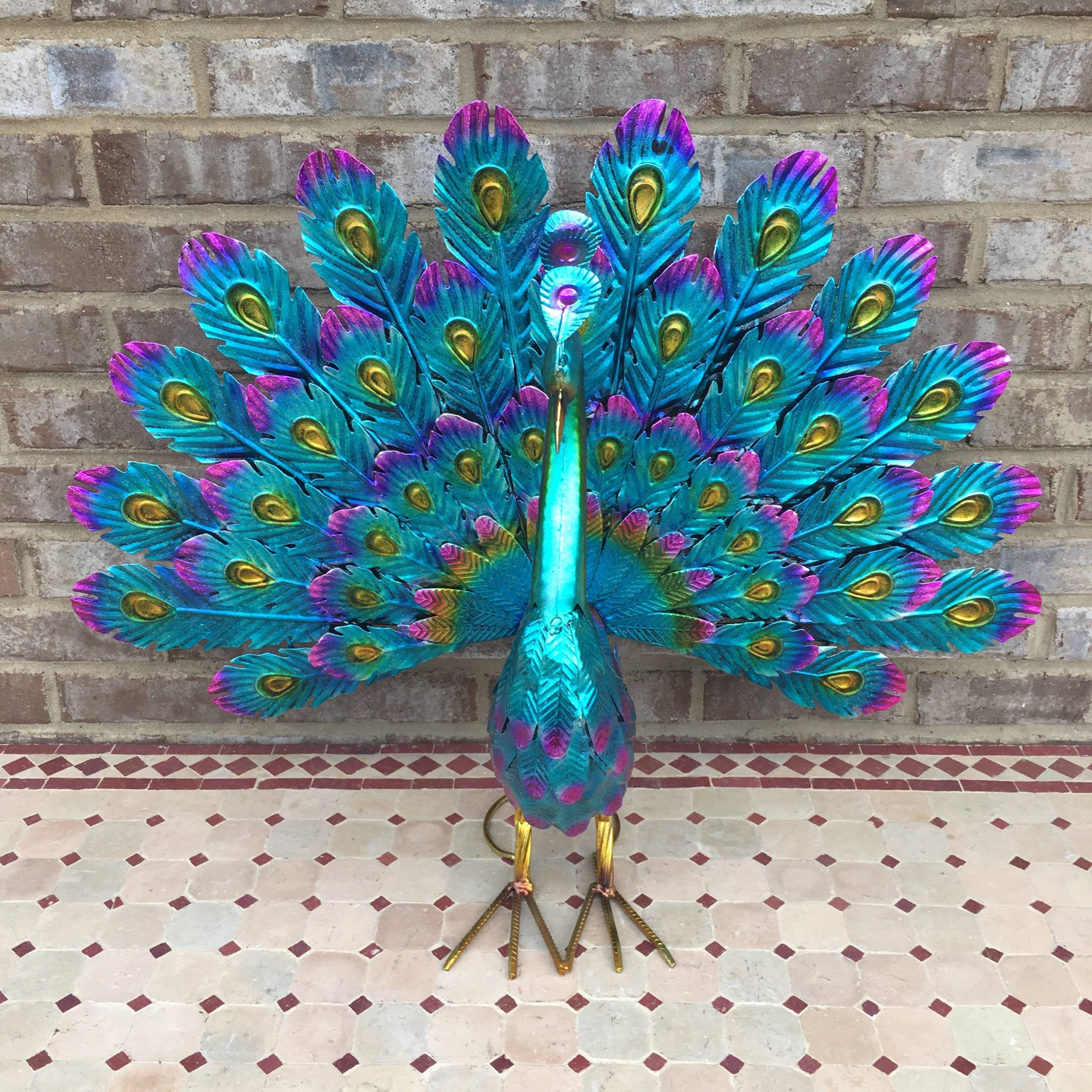 Last Day Promotion- SAVE 70% - Beautiful Peacock Statue Decor