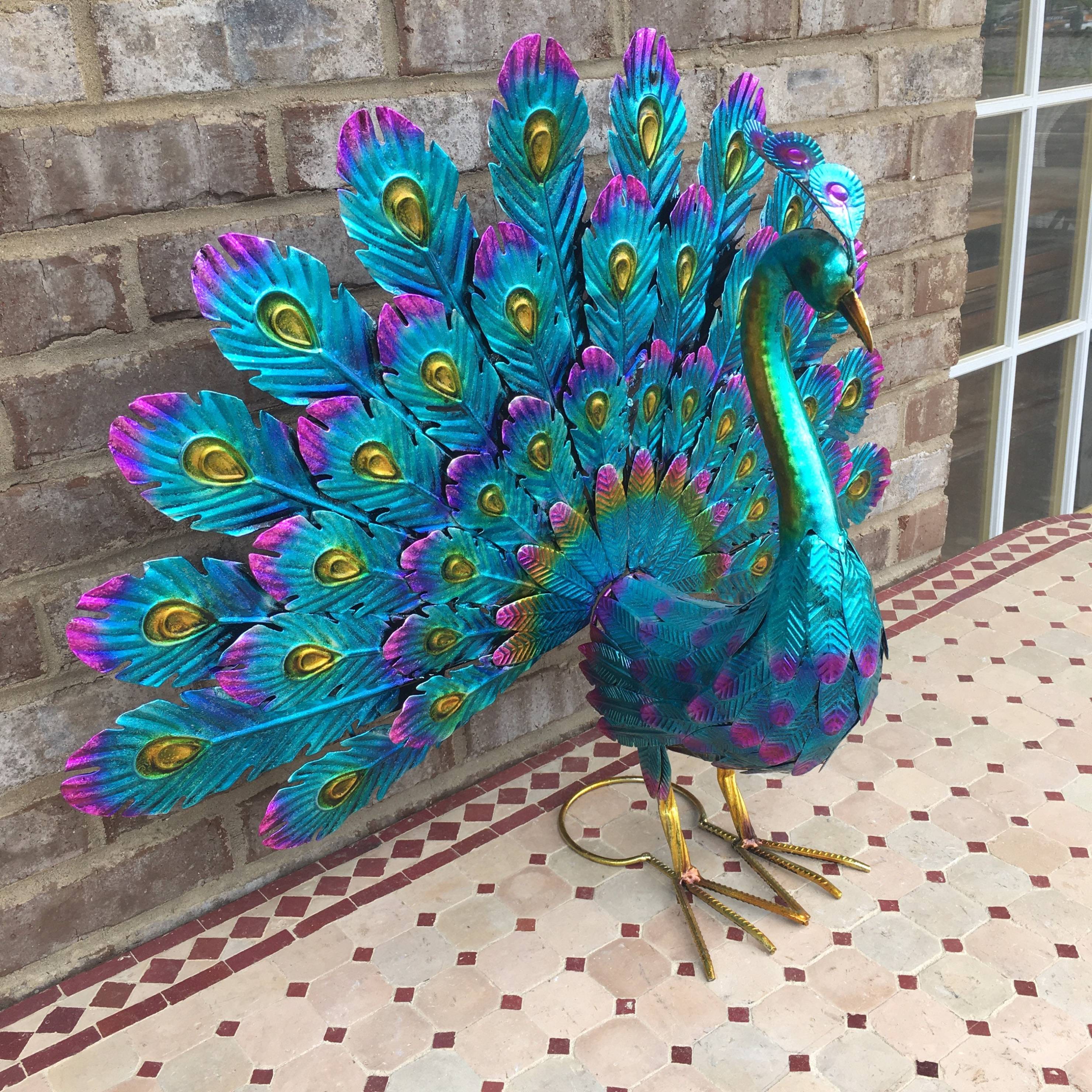 Last Day Promotion- SAVE 70% – Beautiful Peacock Statue Decor