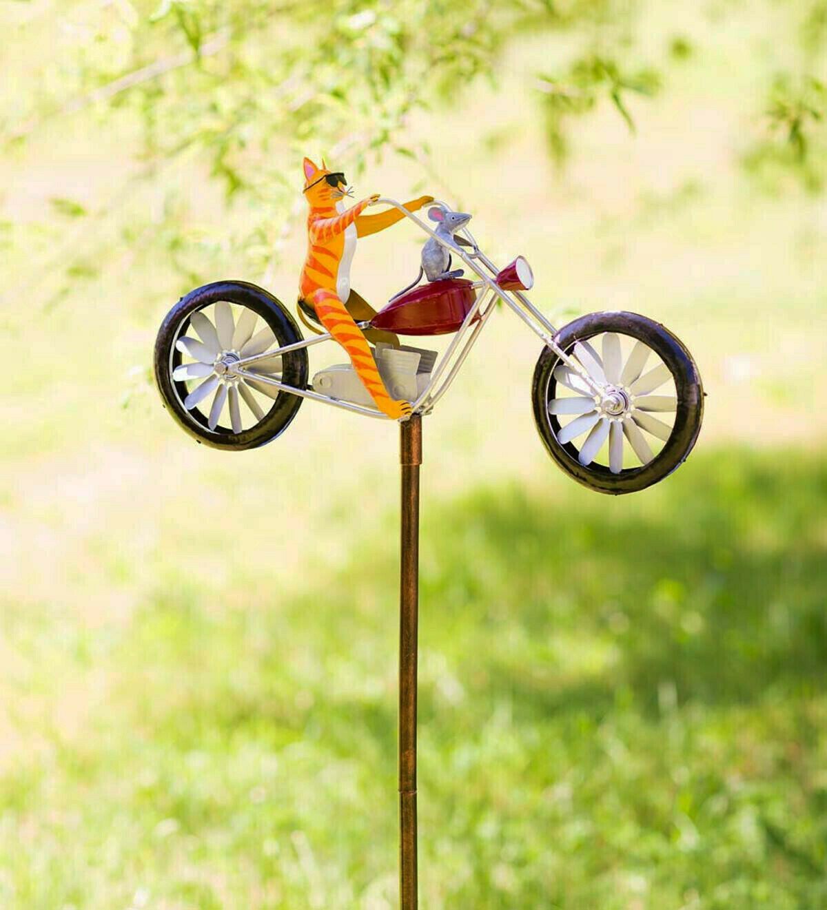 Last Day Promotion- SAVE 70% - Vintage Bicycle Metal Wind Spinner