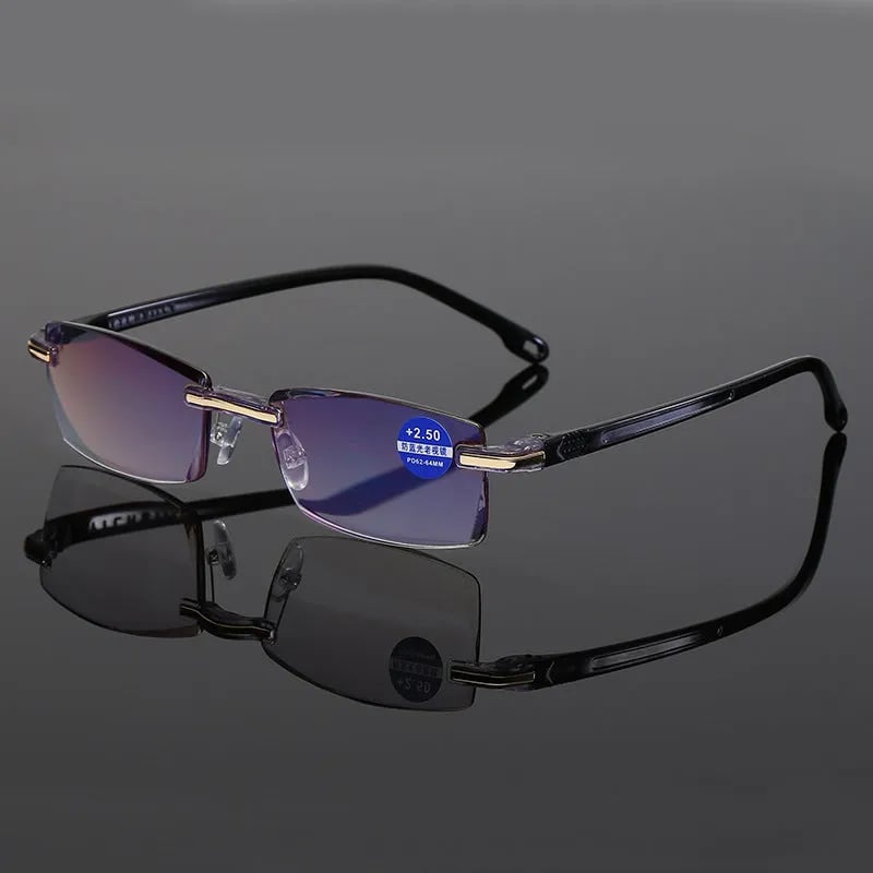 Mikyflyy LAST DAY SALE 49% OFF - Sapphire High Hardness Anti-blue Progressive Far And Near Dual-Use Reading Glasses