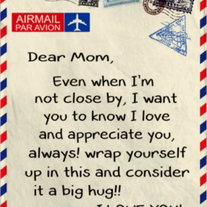 Letter to Mom Blanket