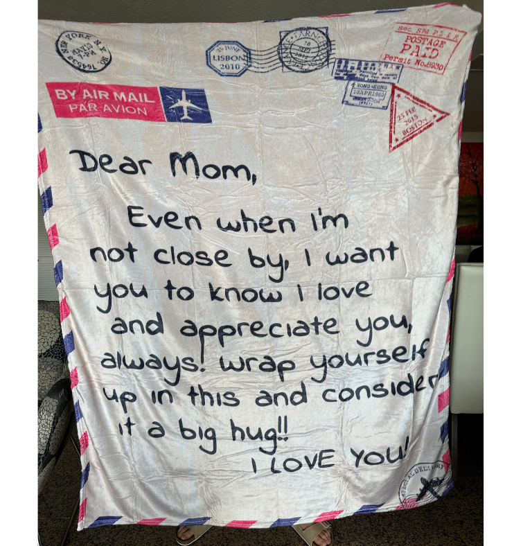 Letter to Mom Blanket