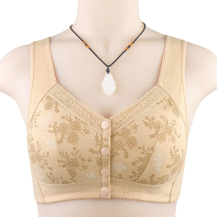 Mama Cotton Front Closure Bra