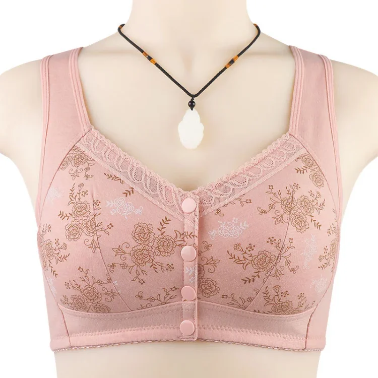 Mama Cotton Front Closure Bra