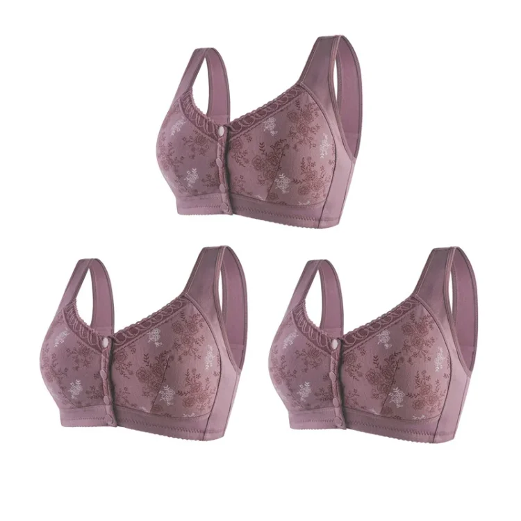 Mama Cotton Front Closure Bra