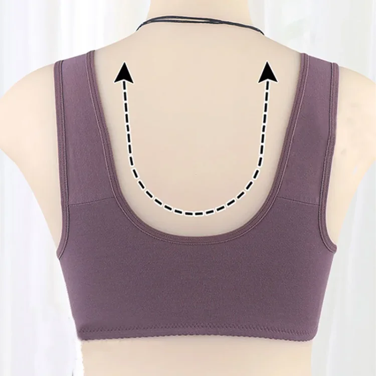 Mama Cotton Front Closure Bra