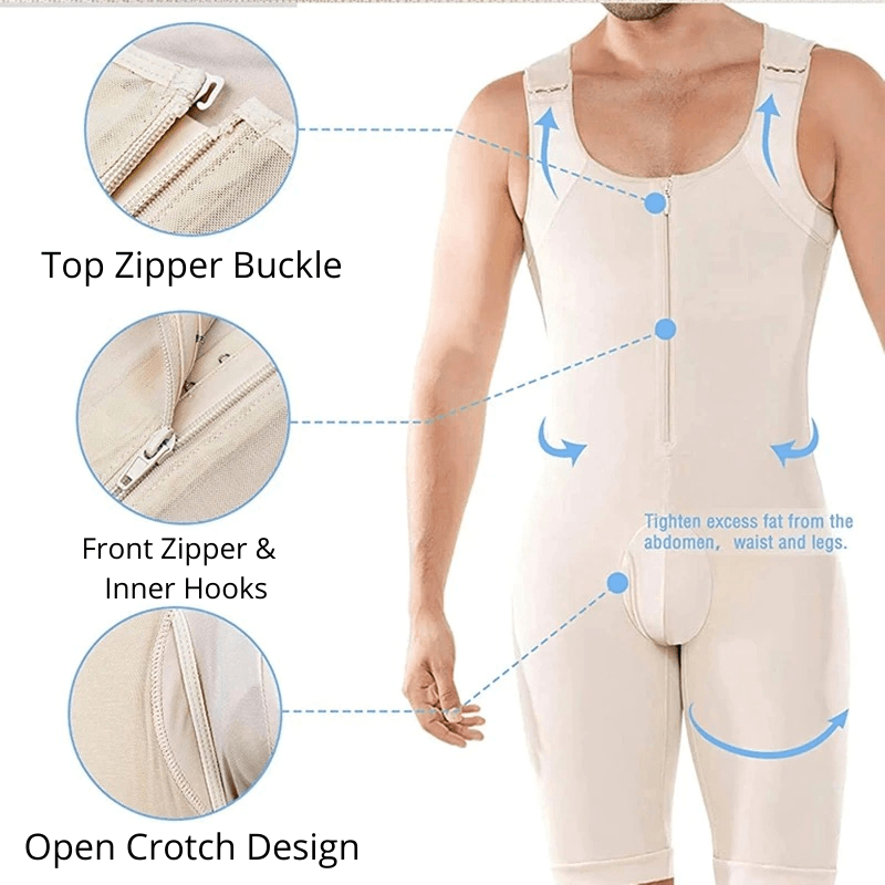 Men's Full Bodysuit Shapewear