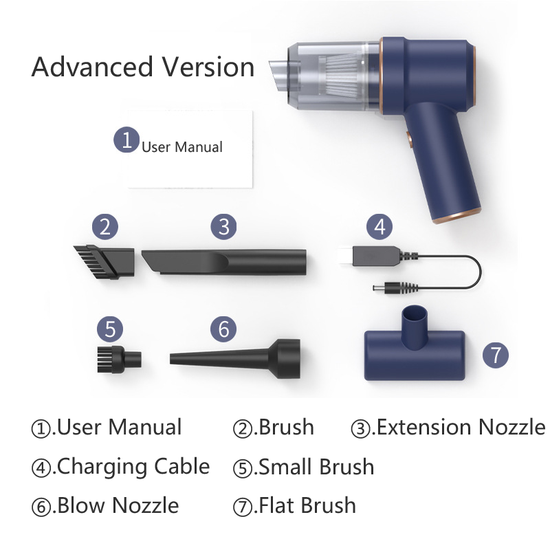 Comfmet Wireless Charging Handheld Vacuum