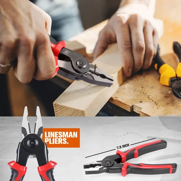 Multifunctional pliers with interchangeable heads