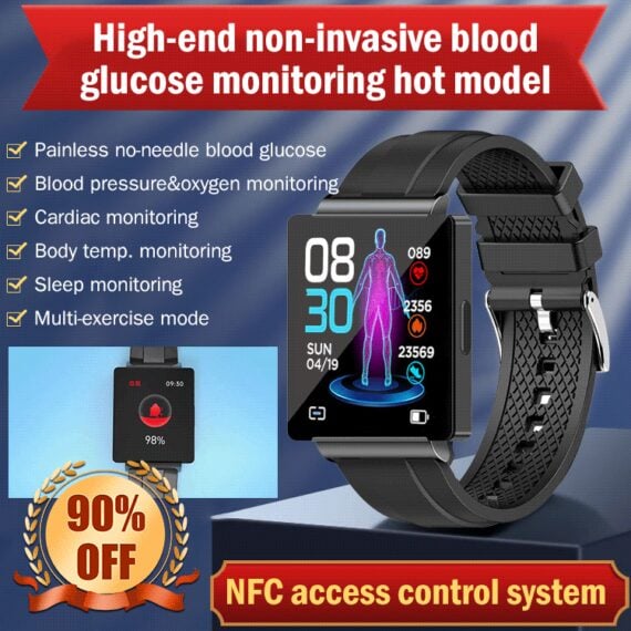 Non-invasive blood glucose test smart watch (Buy 2 Get 10% OFF)