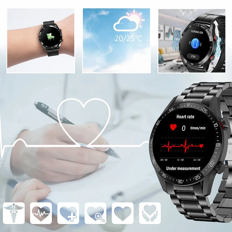 Yabira Non-invasive blood glucose test smart watch