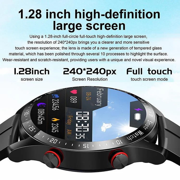 Yabira Non-invasive blood glucose test smart watch