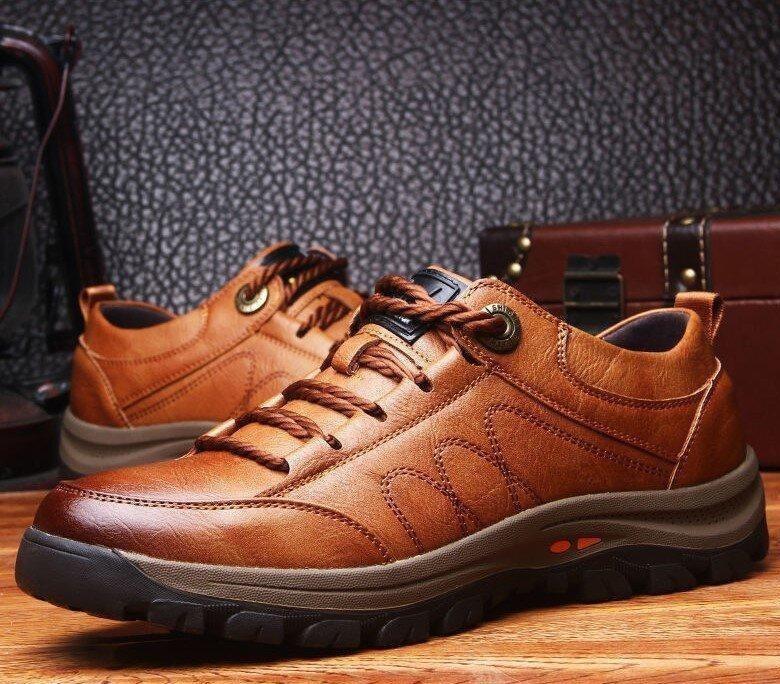 ON THIS WEEK SALE 70% OFF - Men's Casual Hand Stitching Leather Arch Support Shoes