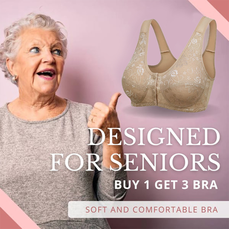 PAY 1 GET 3(3PACKS) - DESIGN FOR SENIOR FRONT CLOSURE BRA