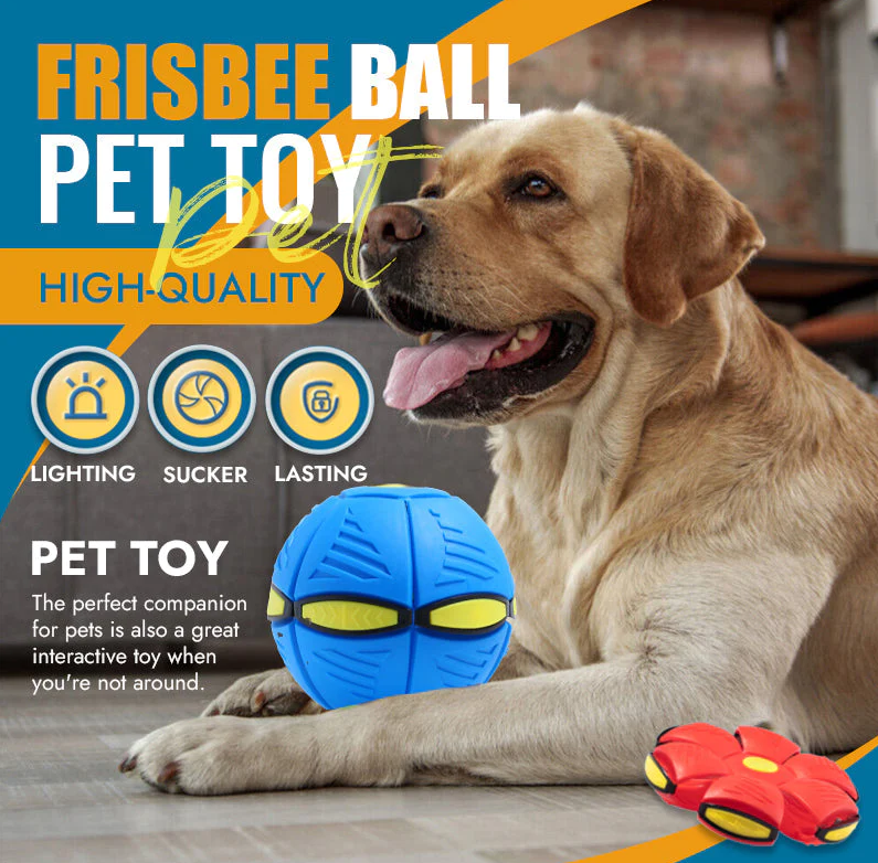 Pet Toy Flying Saucer Ball