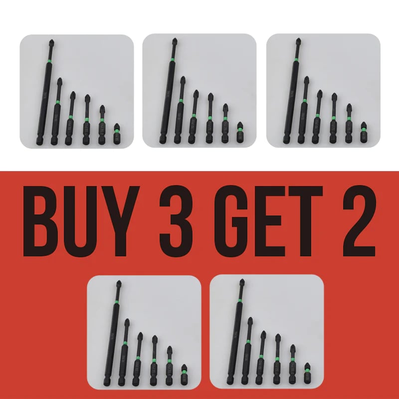 PH2 Magnetic Screwdriver Bit Set - Drilling work no longer be complicated