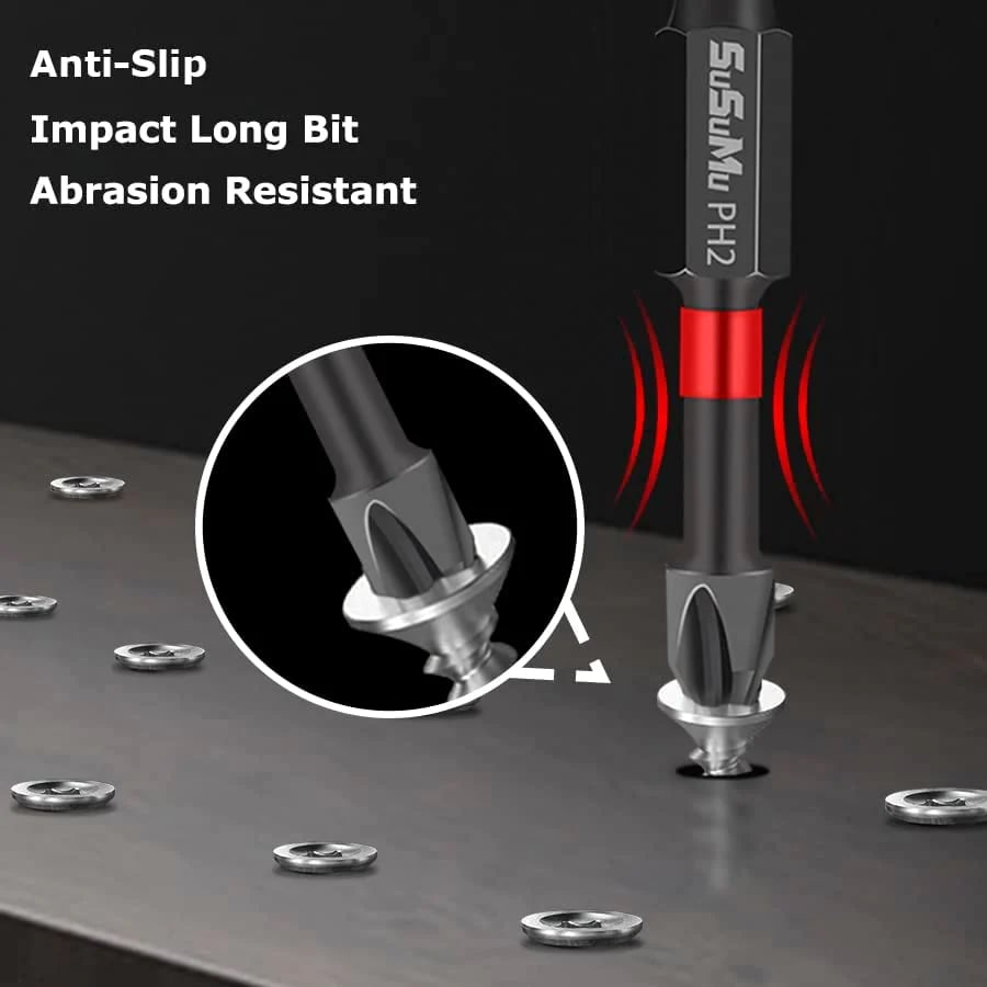 PH2 Magnetic Screwdriver Bit Set - Drilling work no longer be complicated