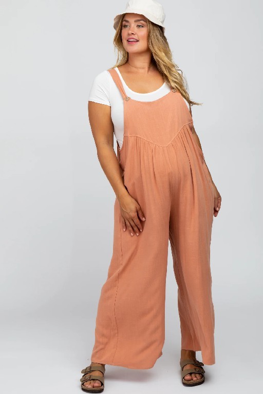 tokyel Plus Size Wide Leg Overalls Jumpsuit