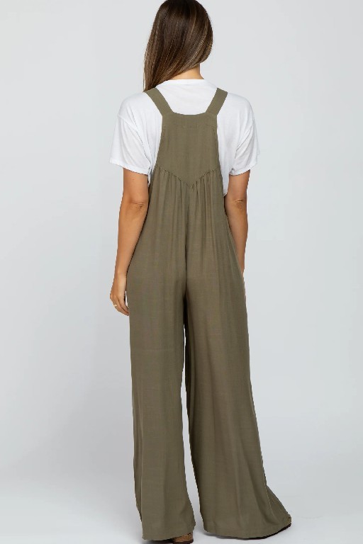 tokyel Plus Size Wide Leg Overalls Jumpsuit