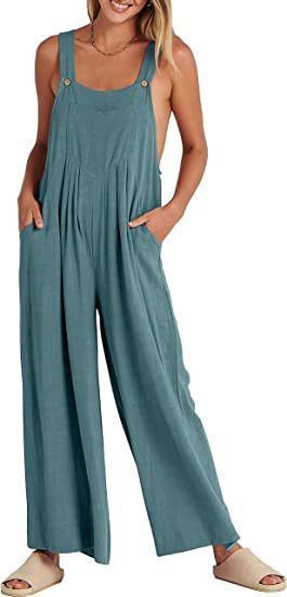 tokyel Plus Size Wide Leg Overalls Jumpsuit